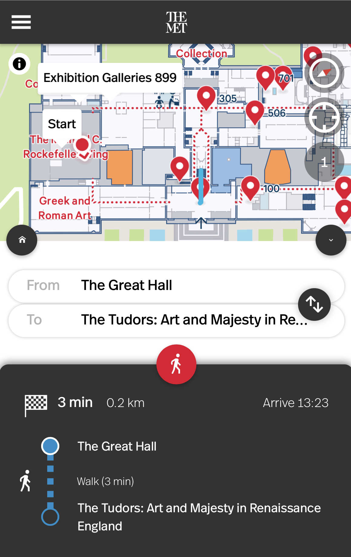 Image of the map of the Met.